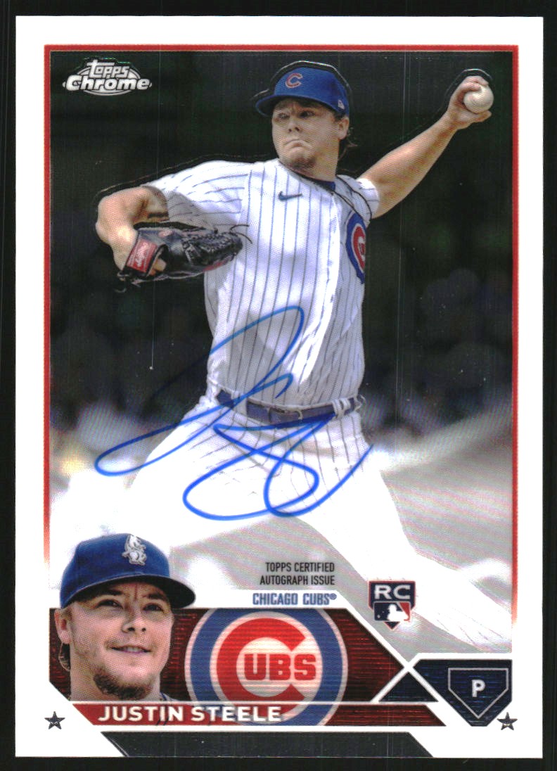 2023 Topps Chrome Rookie Autographs #RAJST Justin Steele