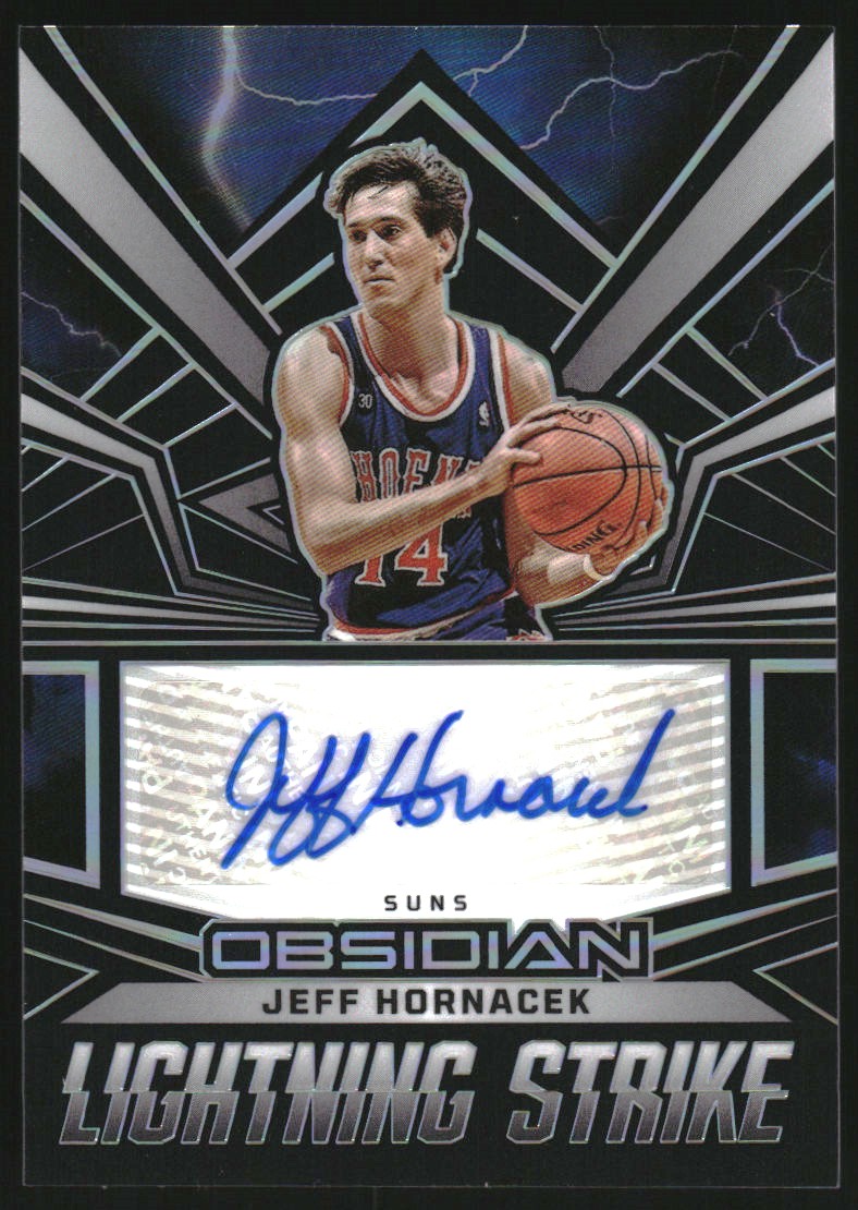 2022-23 Panini Obsidian Lightning Strike Signatures #25 Jeff Hornacek/149