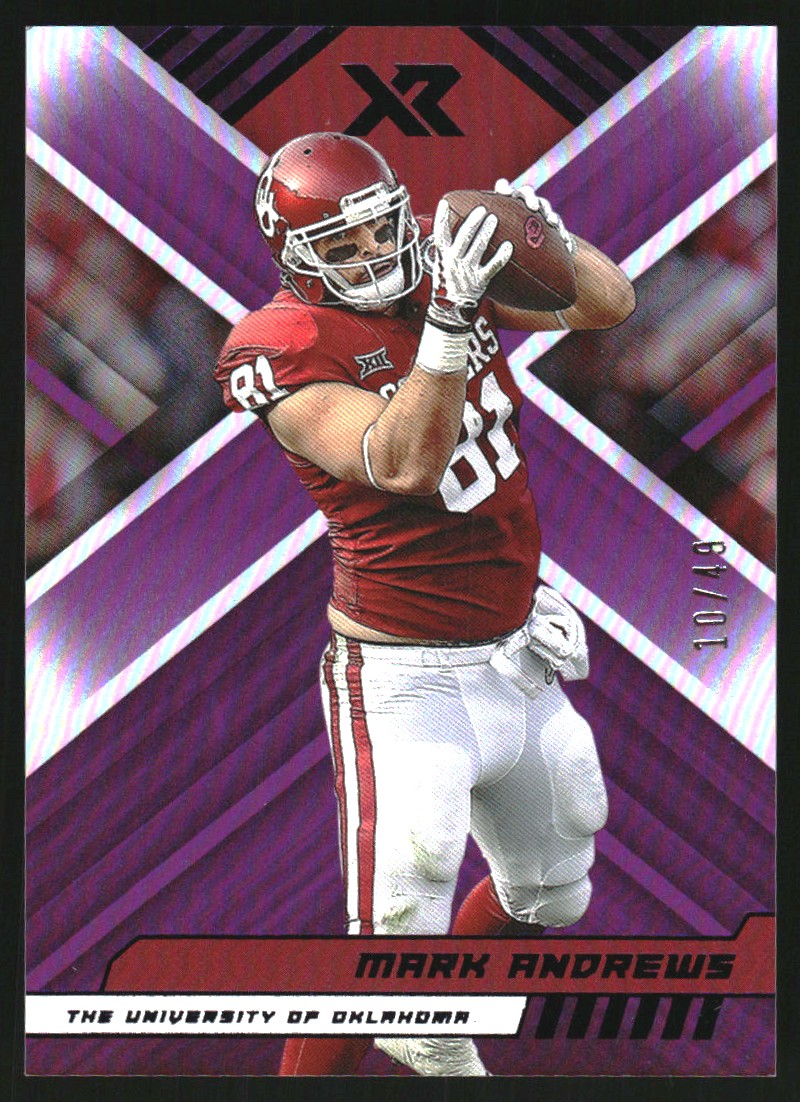 2023 Panini Chronicles Draft Picks XR Purple #15 Mark Andrews