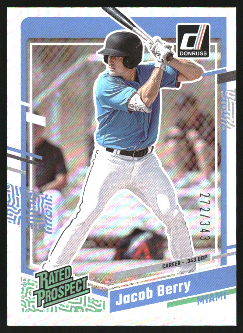 2023 Donruss Stat Line Career #52 Jacob Berry/343