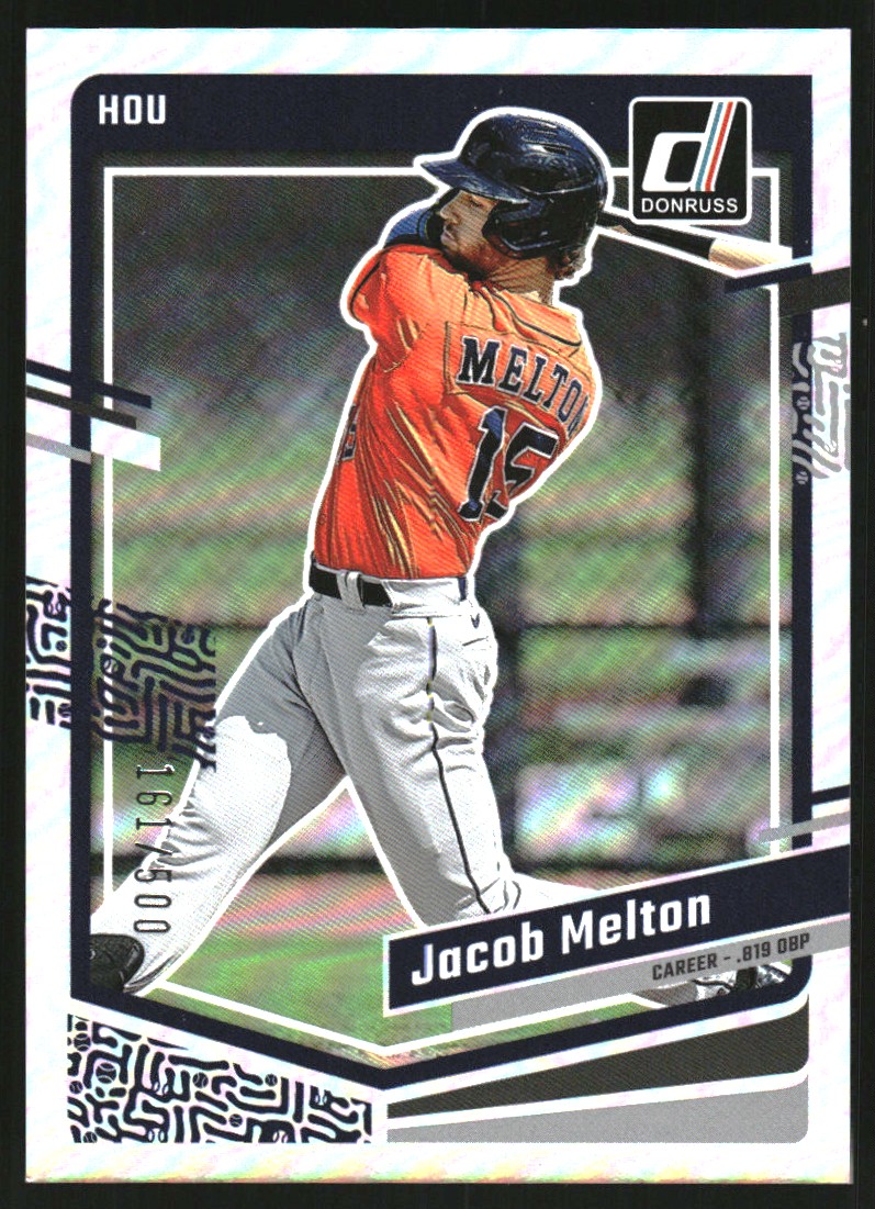 2023 Donruss Stat Line Career #131 Jacob Melton/500