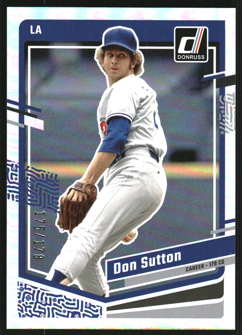 2023 Donruss Stat Line Career #156 Don Sutton/178