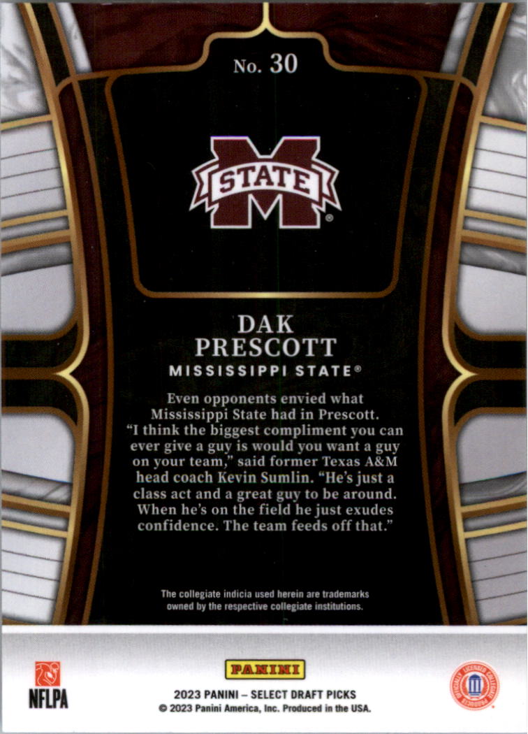 2023 Select Draft Picks Football Card Pick (Base)