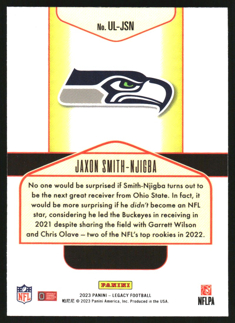 2023 Panini Legacy Under the Lights #13 Jaxon Smith-Njigba