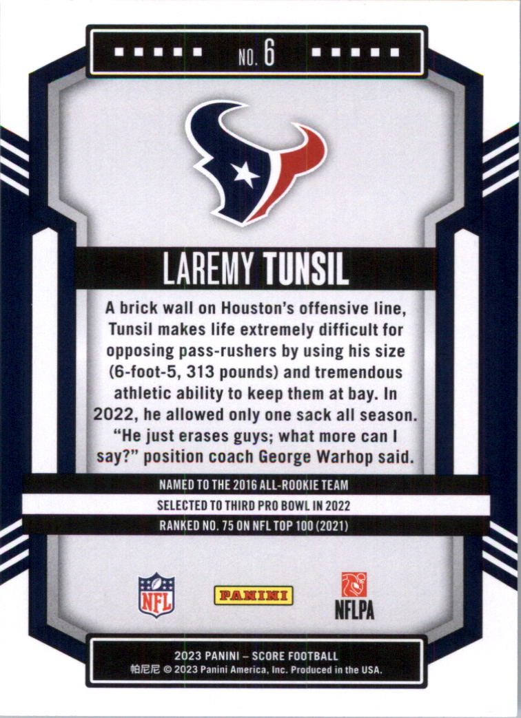 2023 Score Football Card Pick (Base) 1-100