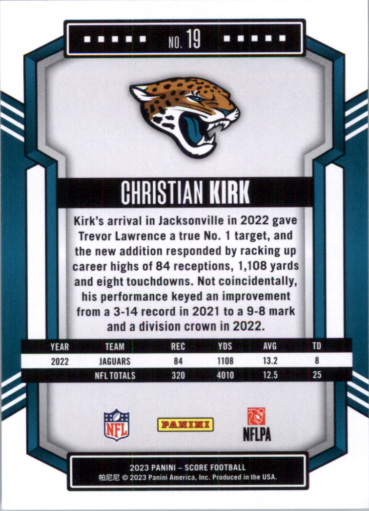 2023 Score Football Card Pick (Base) 1-100