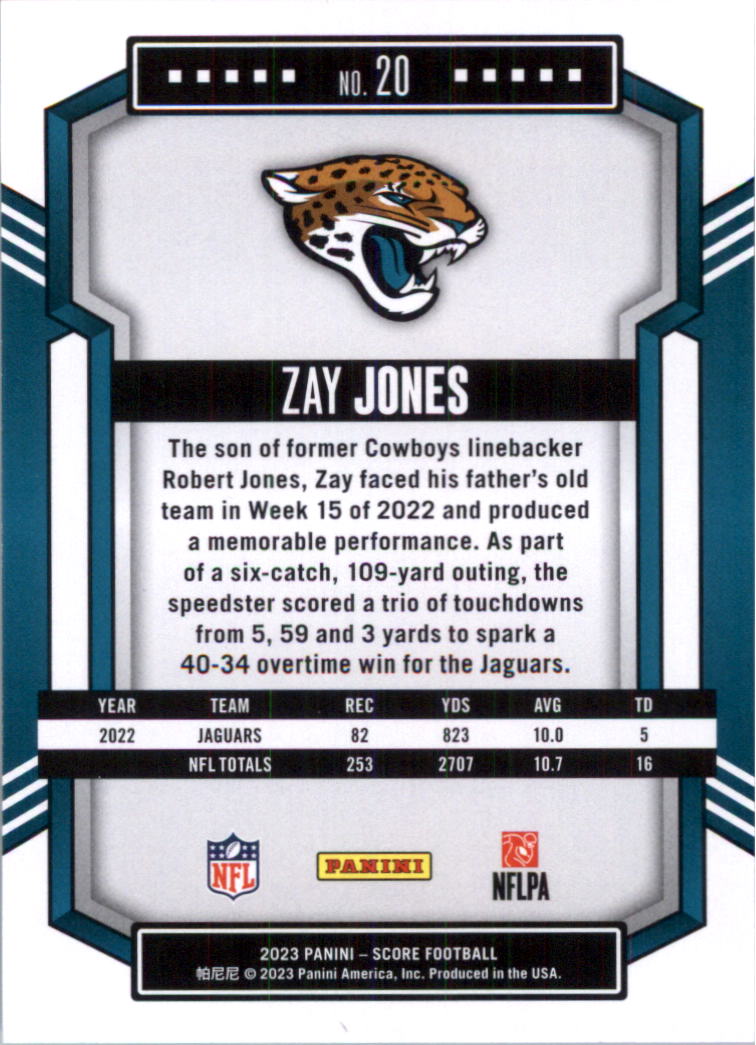 2023 Score Football Card Pick (Base) 1-100