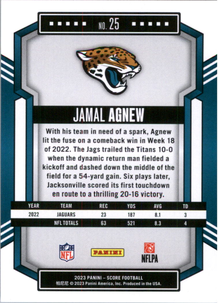 2023 Score Football Card Pick (Base) 1-100