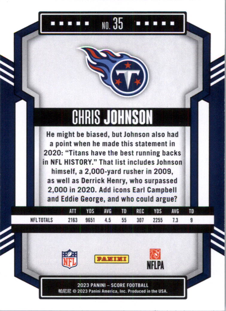 2023 Score Football Card Pick (Base) 1-100