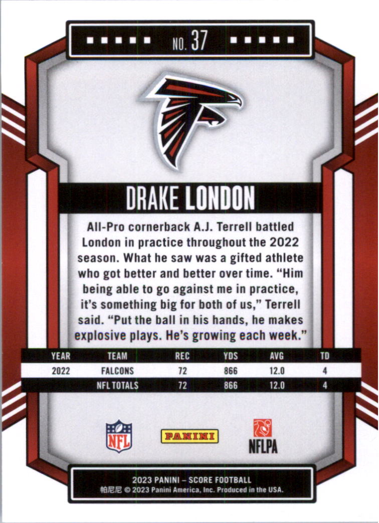 2023 Score Football Card Pick (Base) 1-100