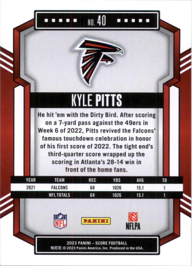 2023 Score Football Card Pick (Base) 1-100