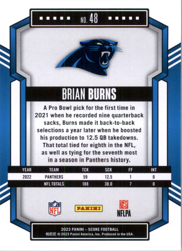 2023 Score Football Card Pick (Base) 1-100