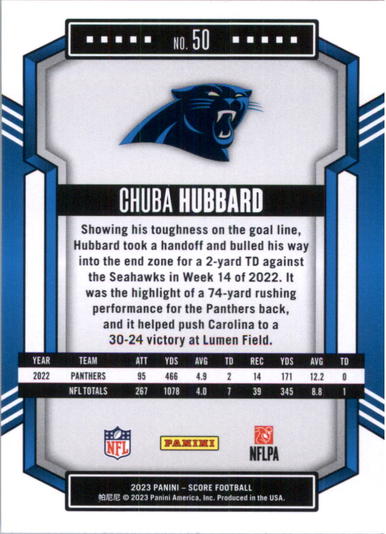 2023 Score Football Card Pick (Base) 1-100