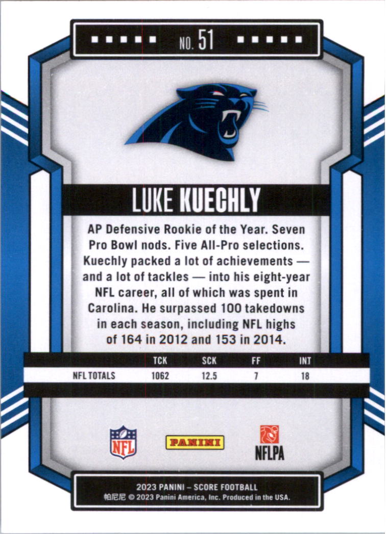 2023 Score Football Card Pick (Base) 1-100