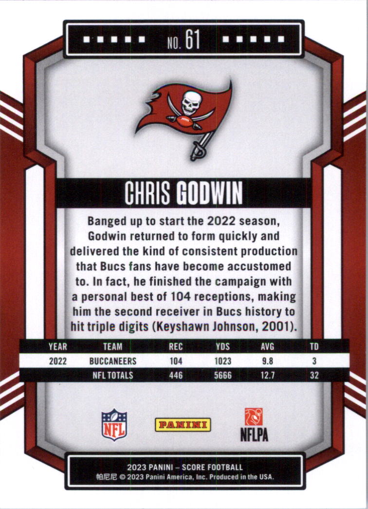 2023 Score Football Card Pick (Base) 1-100