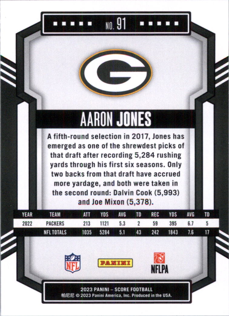 2023 Score Football Card Pick (Base) 1-100