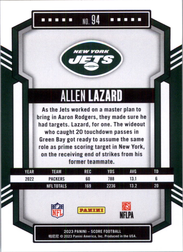 2023 Score Football Card Pick (Base) 1-100