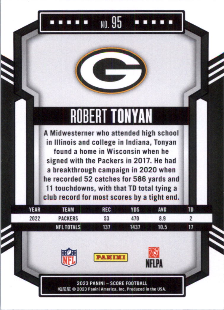 2023 Score Football Card Pick (Base) 1-100