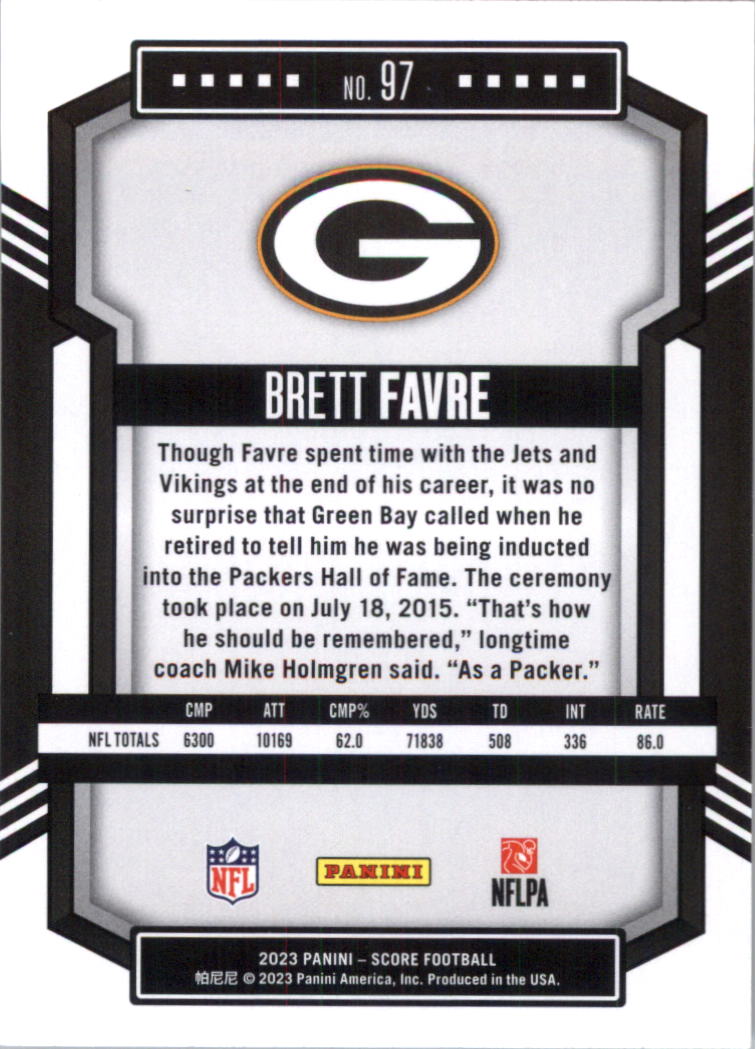 2023 Score Football Card Pick (Base) 1-100