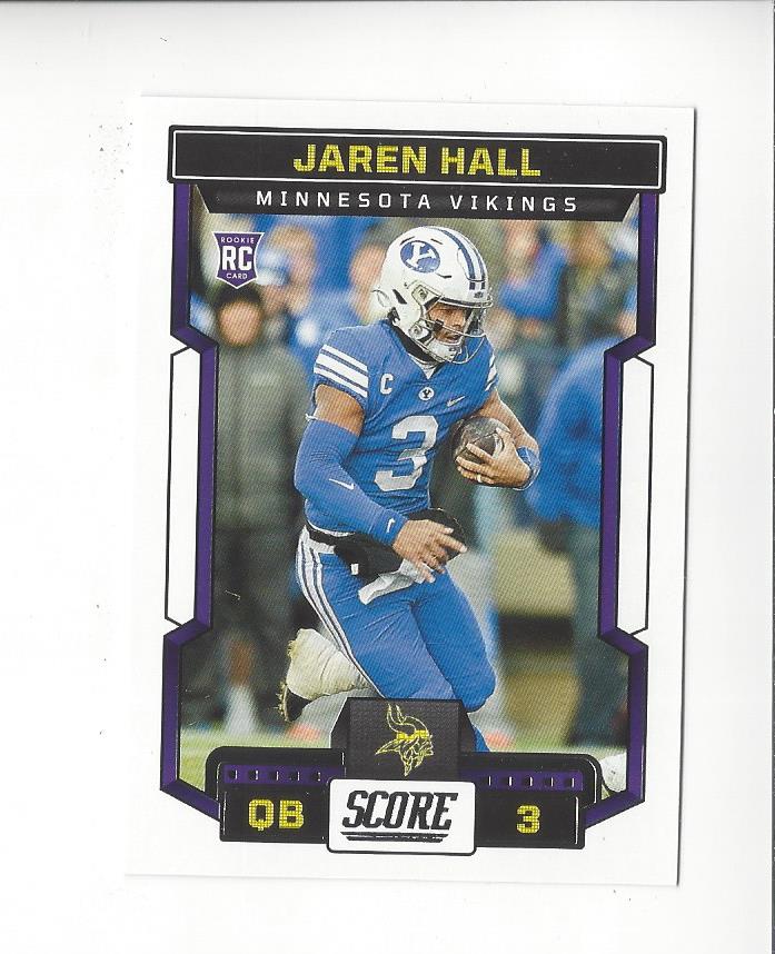 2023 Score Football Rookie Card RC Singles - You Choose