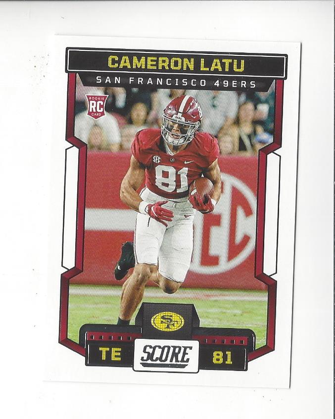 2023 Score Football Rookie Card RC Singles - You Choose