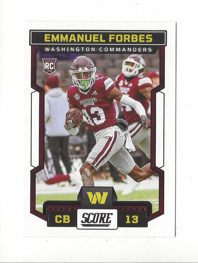 2023 Score Football Rookie Card RC Singles - You Choose