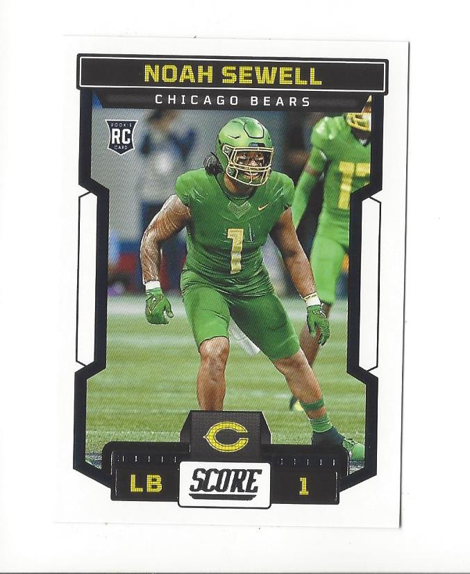 2023 Score Football Rookie Card RC Singles - You Choose