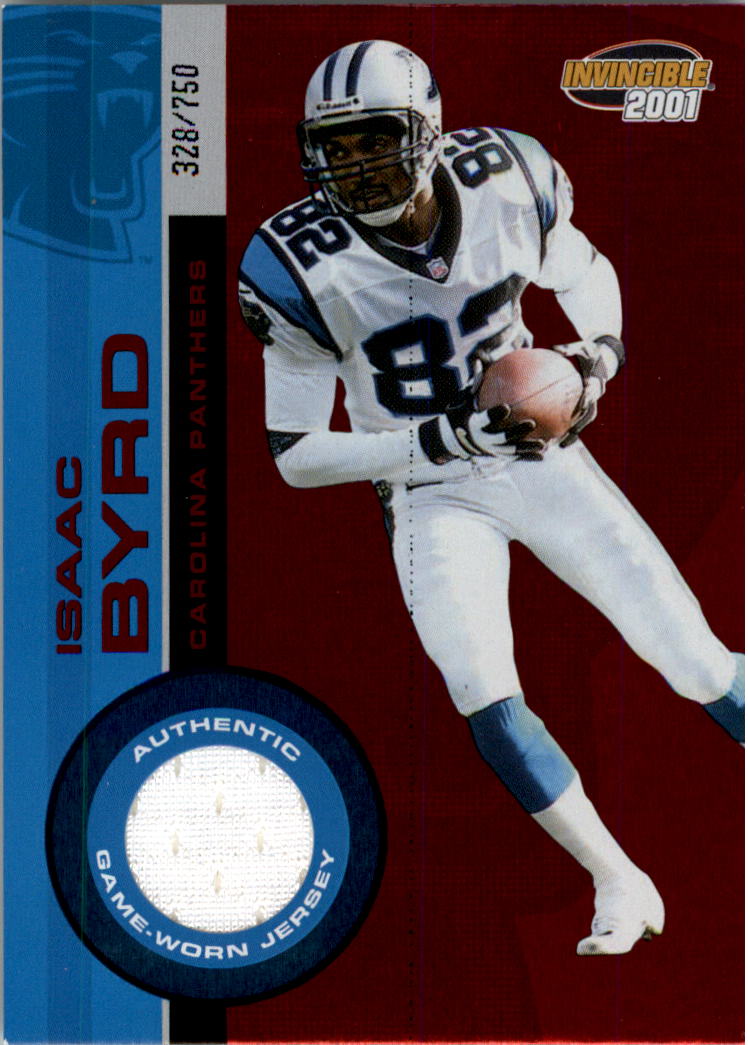 2001 Pacific Invincible Red #33 Isaac Byrd JSY