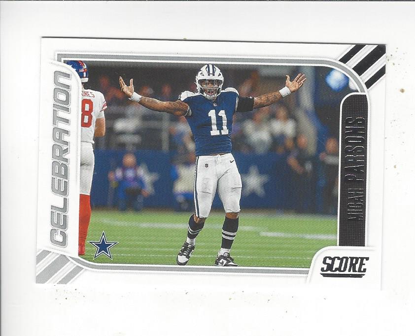 2023 Score Football Celebration Insert Singles - You Choose