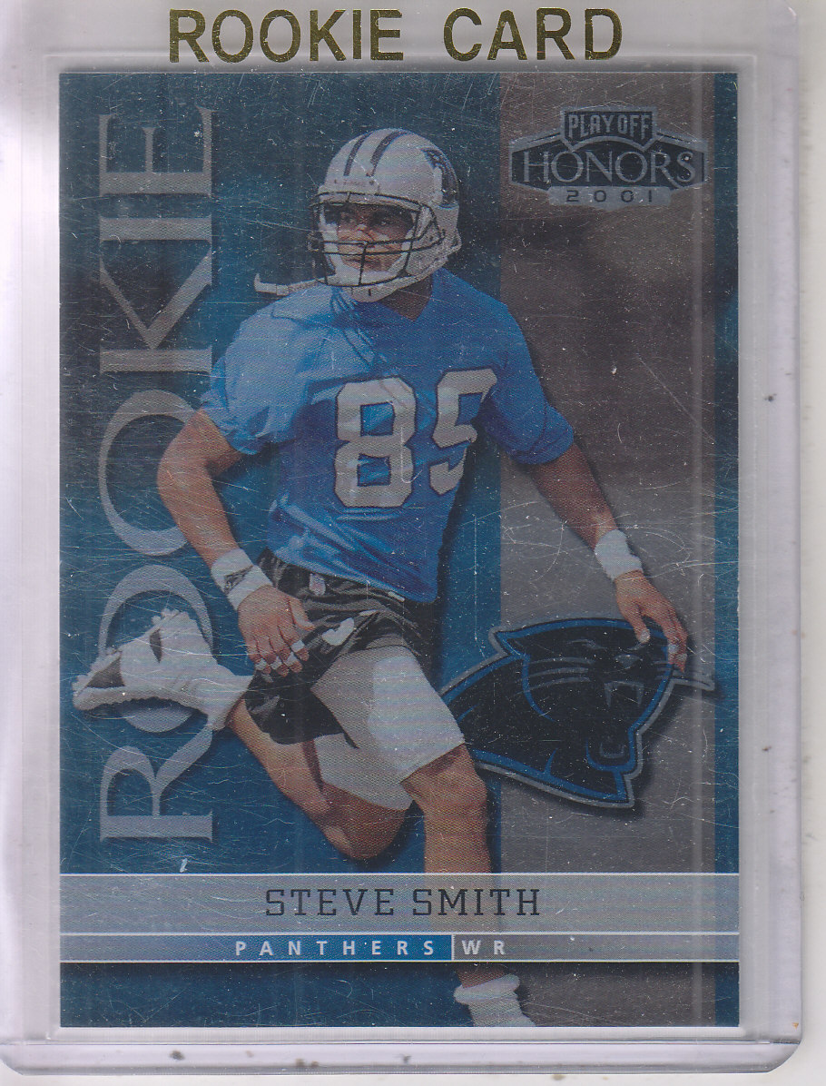 2001 Playoff Honors #124 Steve Smith RC