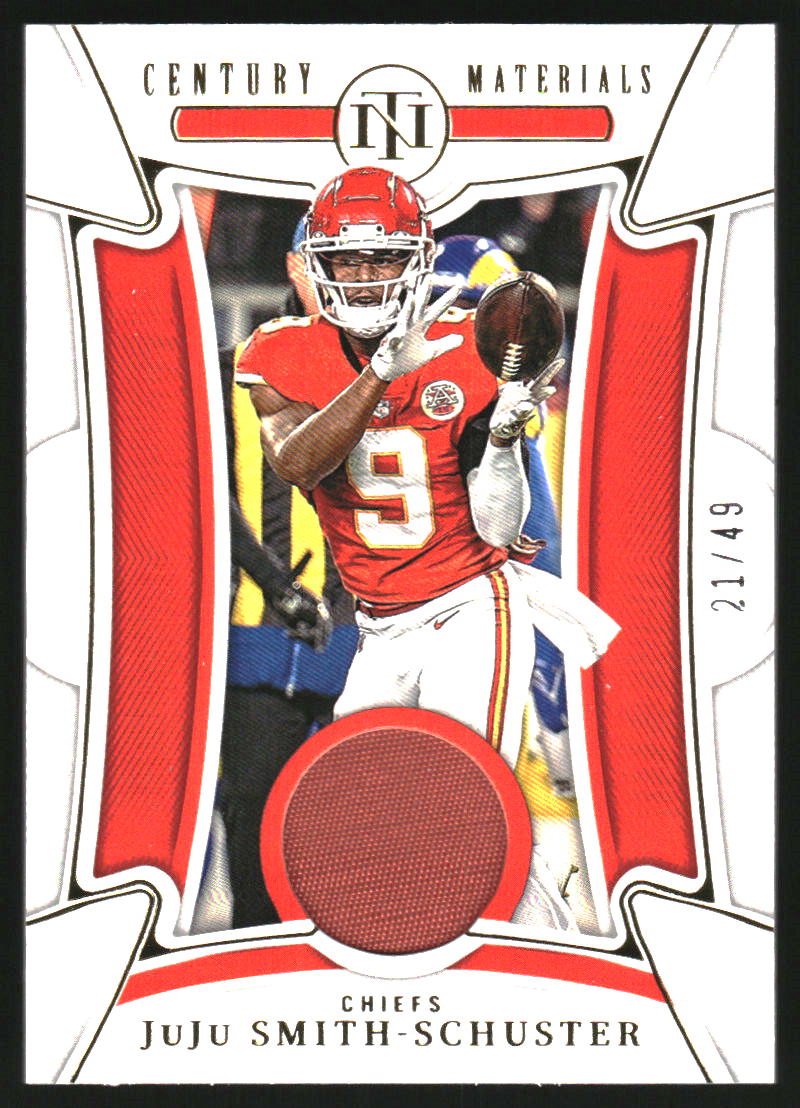 2022 Panini National Treasures Century Materials Gold #60 JuJu Smith-Schuster
