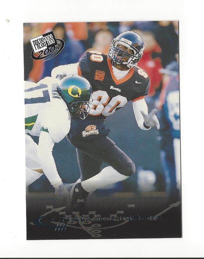 2001 Press Pass Torquers #27 Chad Johnson