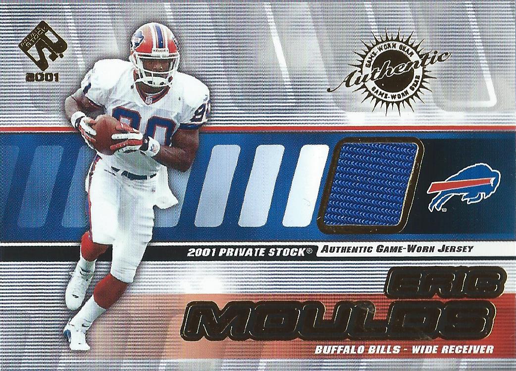 2001 Private Stock Game Worn Gear #16 Eric Moulds