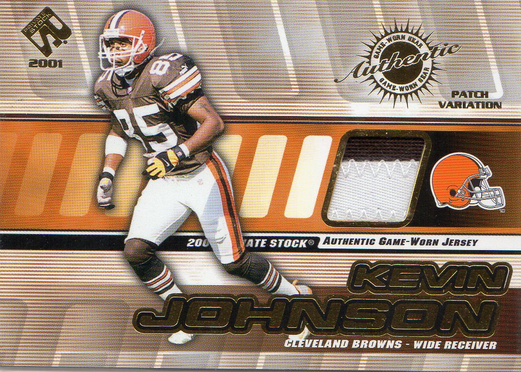 2001 Private Stock Game Worn Gear Patch #38 Kevin Johnson/200