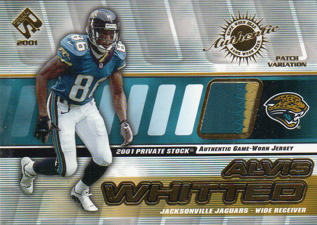 2001 Private Stock Game Worn Gear Patch #75 Alvis Whitted/275