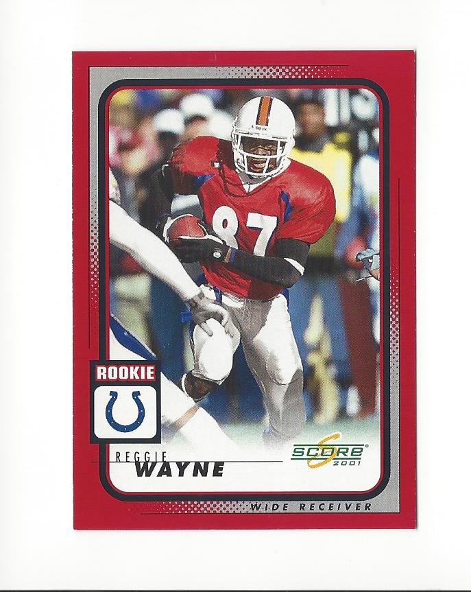 2001 Score #301 Reggie Wayne RC