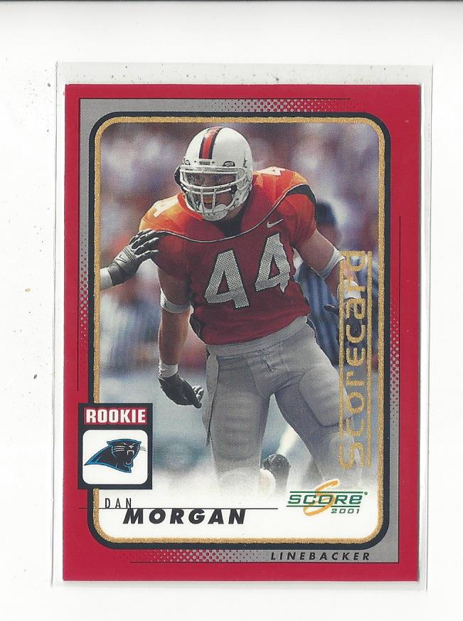 2001 Score Scorecard #324 Dan Morgan/469