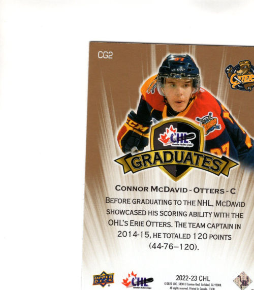 A1940- 2022-23 Upper Deck CHL Hockey Insert Cards -You Pick- 15+ FREE US SHIP - Picture 19 of 27
