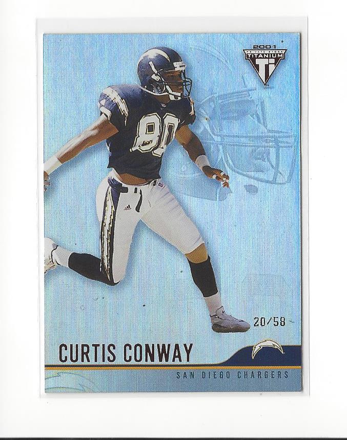 2001 Titanium Red #116 Curtis Conway
