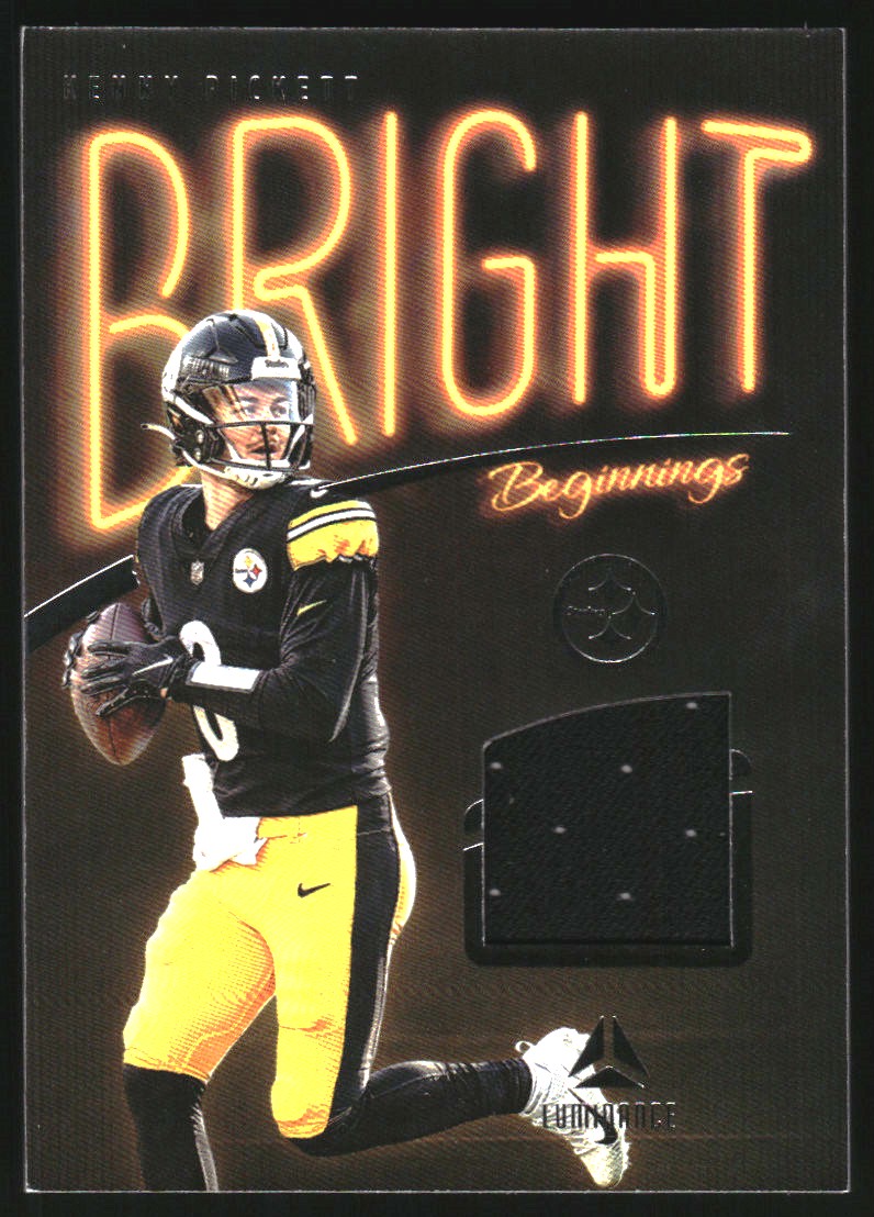 2023 Panini Luminance Bright Beginnings Jerseys #1 Kenny Pickett