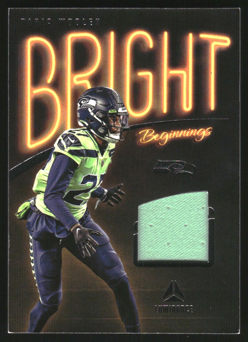 2023 Panini Luminance Bright Beginnings Jerseys #20 Tariq Woolen