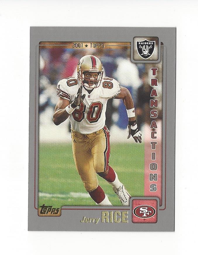 Jerry Rice cards (2000-2022) 49ers Raiders - You Choose - Bild 70 von 227