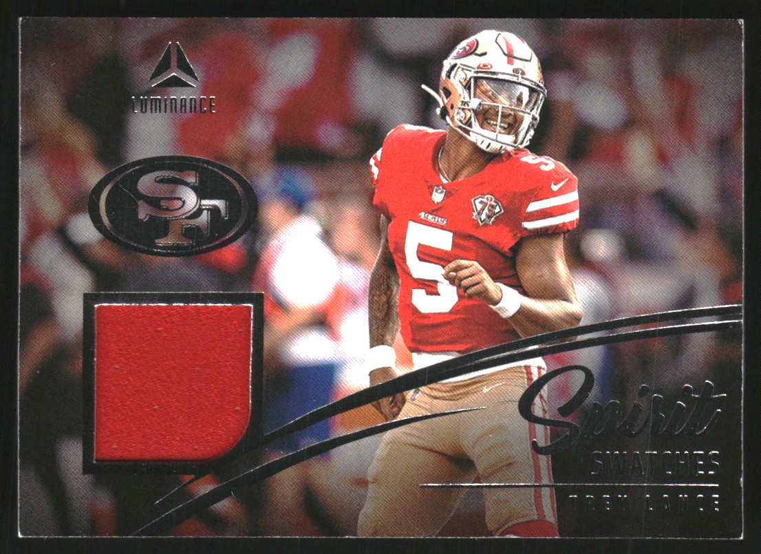 2023 Panini Luminance Spirit Swatches #7 Trey Lance