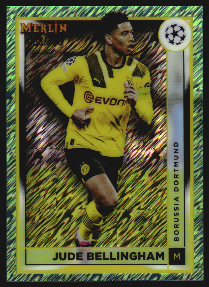 2022-23 Stadium Club Chrome UEFA Glimpses of Gold Pink Wave