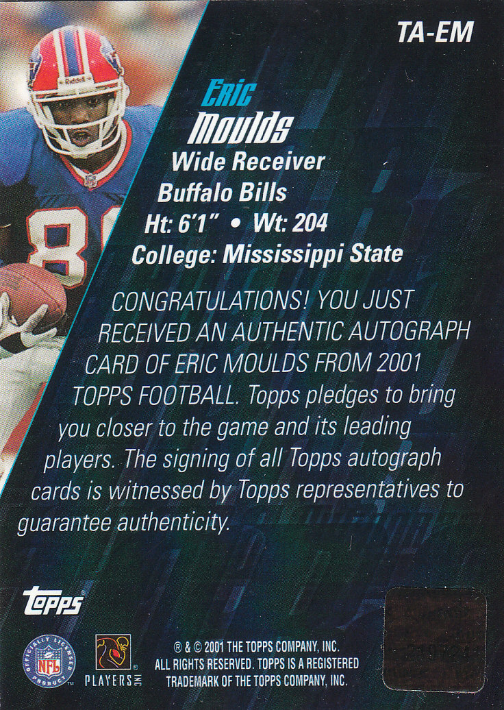 2001 Topps Football "Insert" Cards - Picture 3 of 35