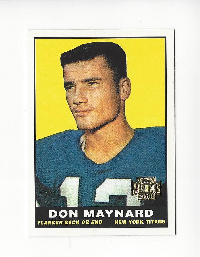 2001 Topps Archives Football Singles - You Choose - Picture 34 of 196