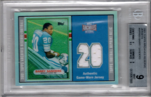 Marcus Allen 2001 Topps Archives Jersey Card