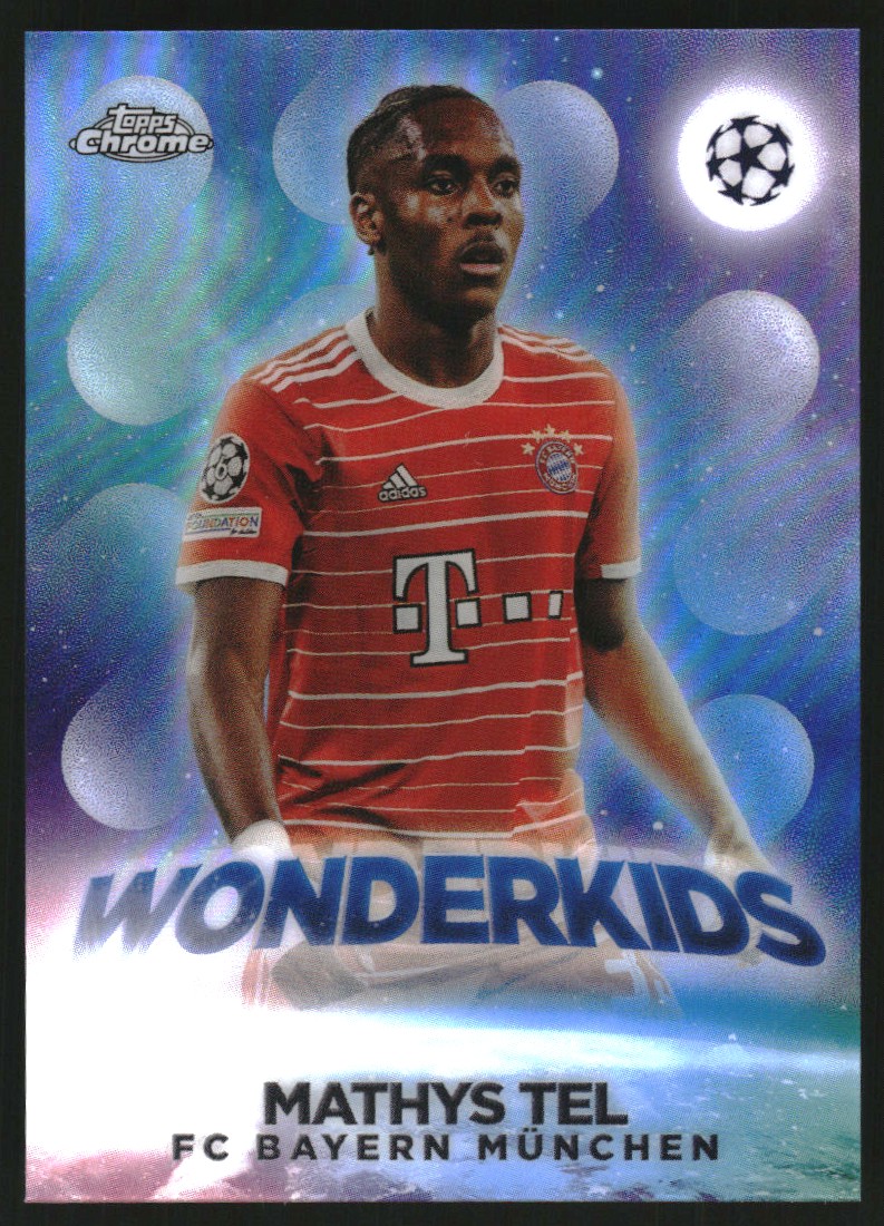 2022-23 Topps Chrome UEFA Club Competitions Golazo #G15 Mathys Tel