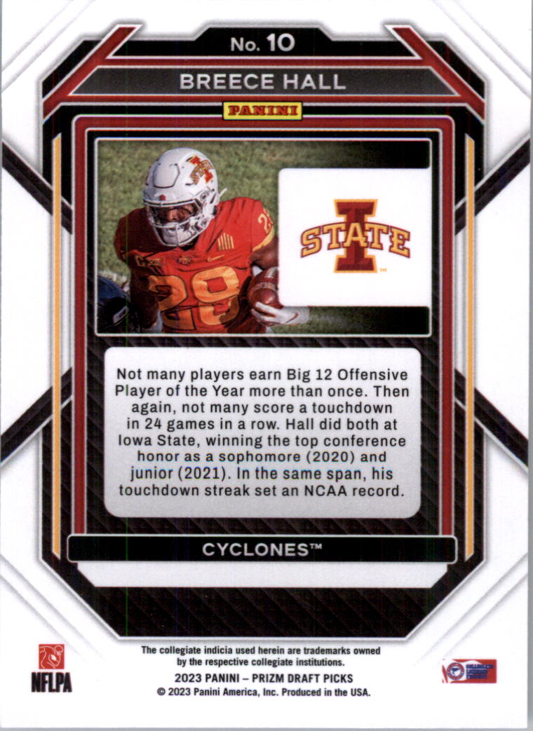 2023 Panini Prizm Draft Picks Football Card Pick (Base)