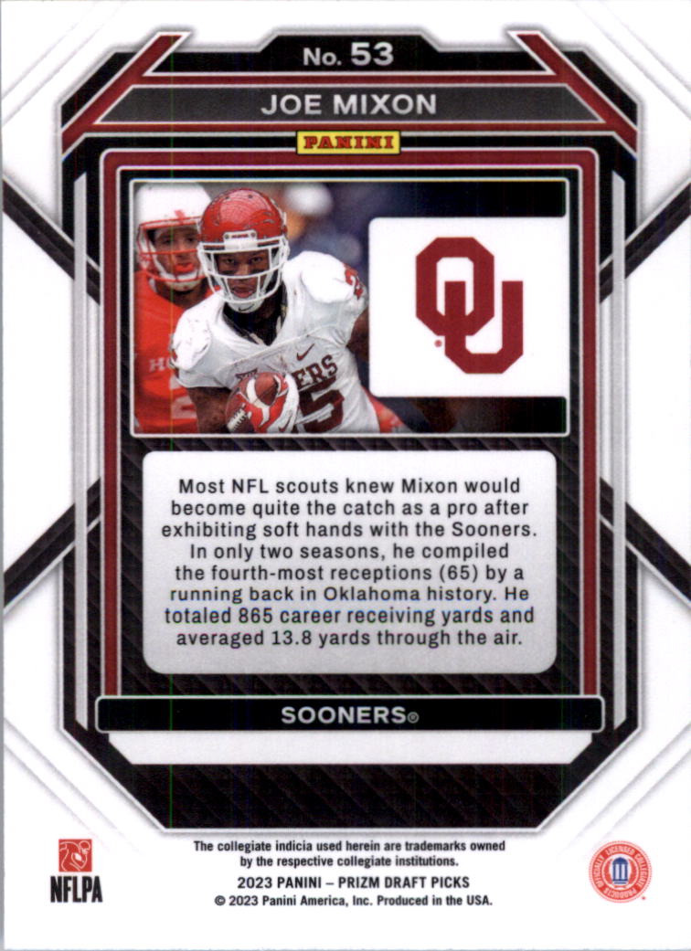 2023 Panini Prizm Draft Picks Football Card Pick (Base)